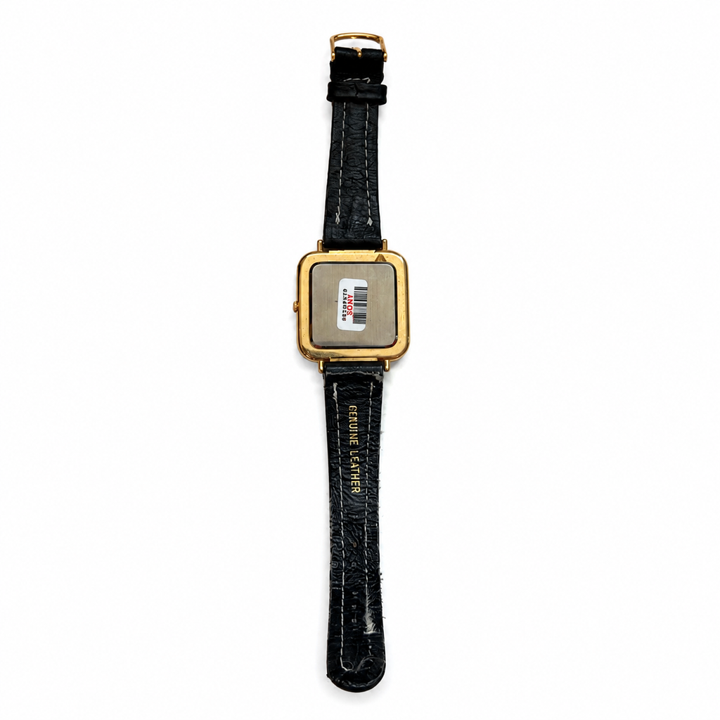 Vintage Nisken Square Champagne Dial Quartz Watch - Requires a Battery