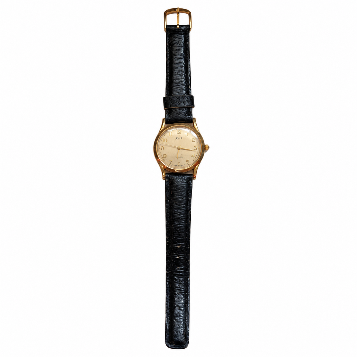 Vintage Rich Champagne Dial Japan Quartz Watch - Requires a Battery