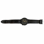 Vintage Georges Marciano Black Dial Leather Strap Quartz Watch - Requires a Battery