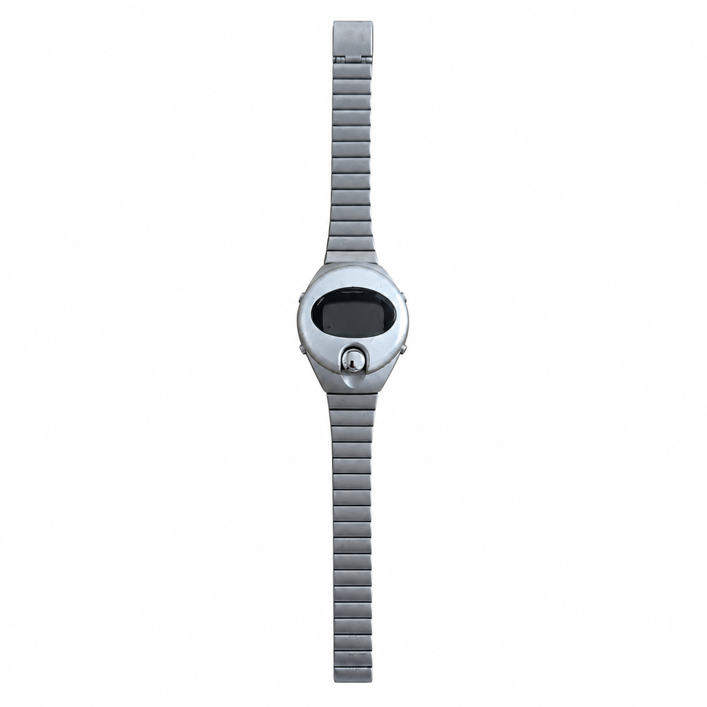 Vintage Pulsar Spoon Stainless Steel Digital Quartz Watch - Requires a Battery