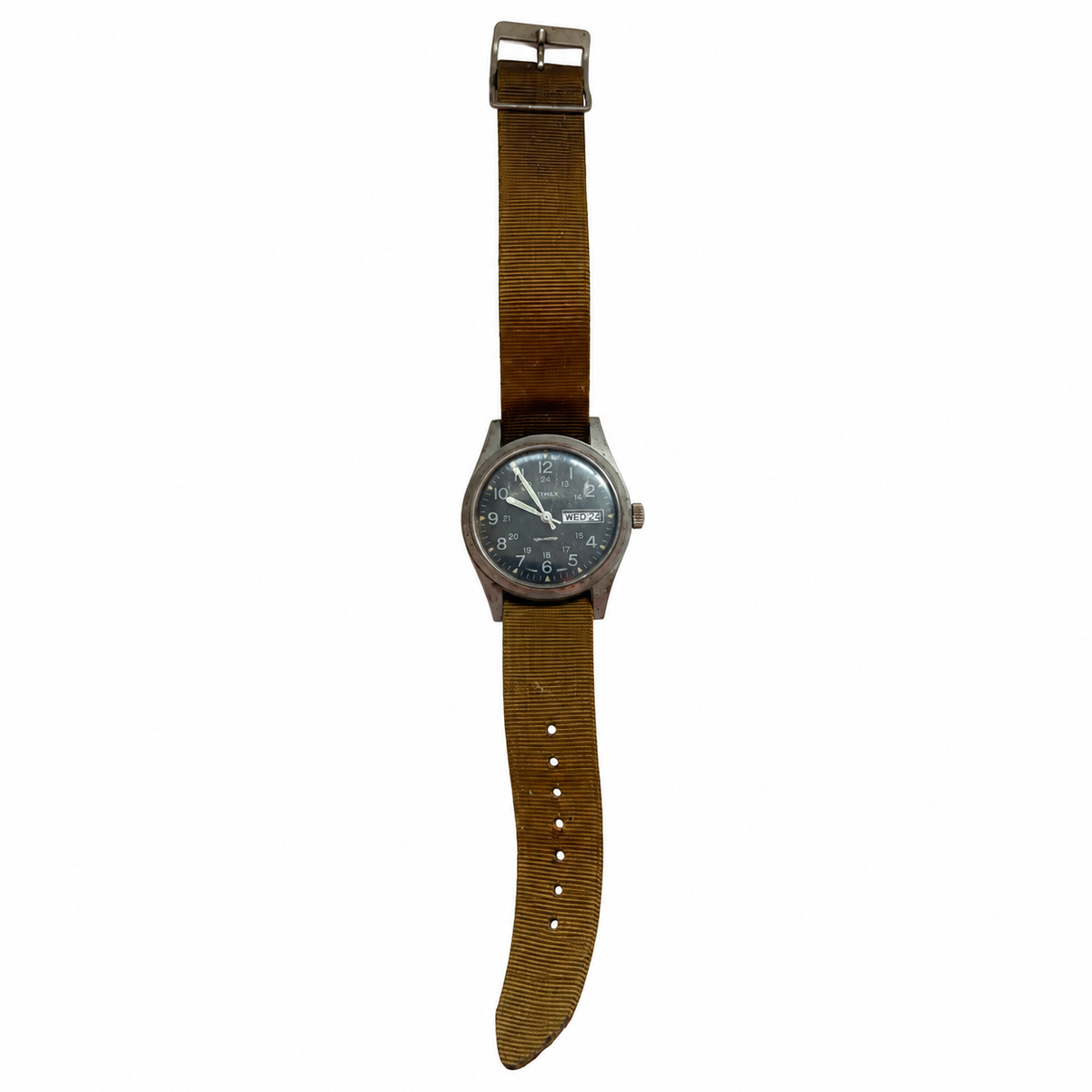 Vintage Consort Military Day-Date Quartz Watch - Requires a Battery