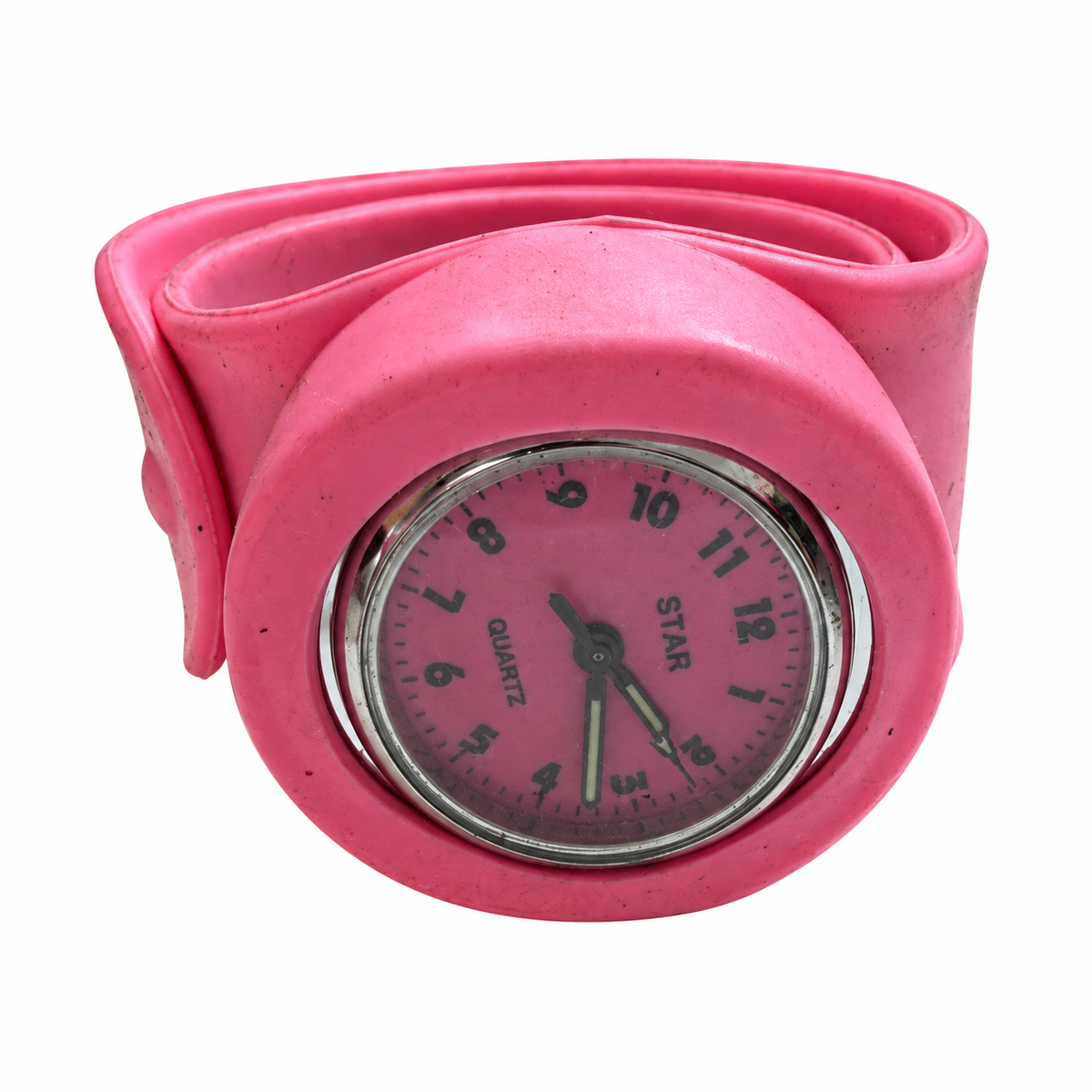 Vintage-Style Star Pink Slap Quartz Watch - Requires a Battery
