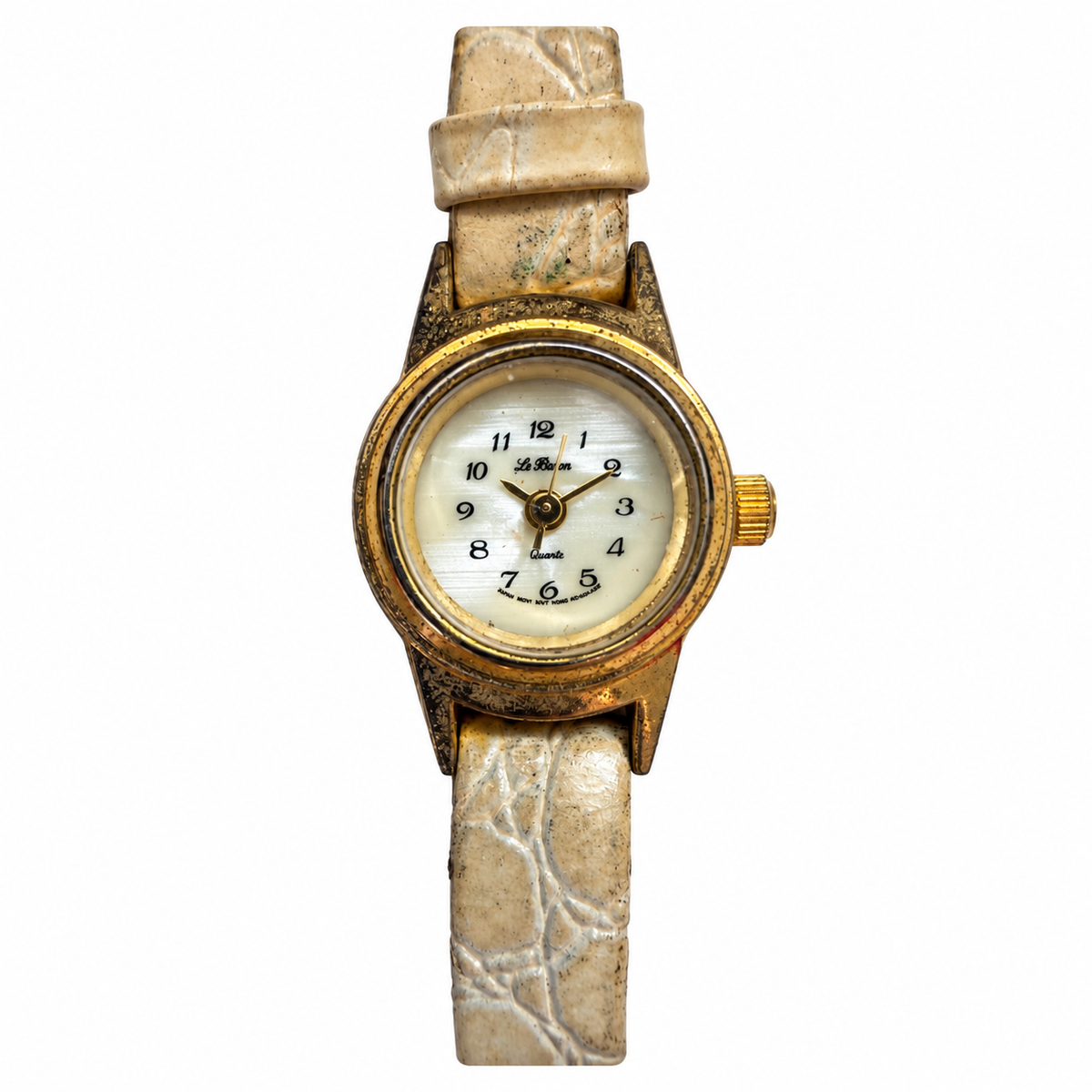 Vintage Le Baron Petite Gold-Tone Quartz Watch - Requires a Battery
