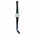 Vintage Sharp Minimalist Quartz Watch - Gold/Silver Dial - Battery Required