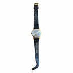 Vintage Sharp Minimalist Quartz Watch - Gold/Silver Dial - Battery Required