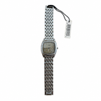 Vintage Edward Lynn Square Bracelet Watch - Silver/Gray Dial - Battery Required