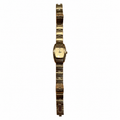 Vintage Pulsar Tonneau Champagne Dial Silver-Tone Bracelet - Battery Required