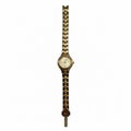 Vintage Citizen Petite Two-Tone Oval Bracelet Watch - Battery Required
