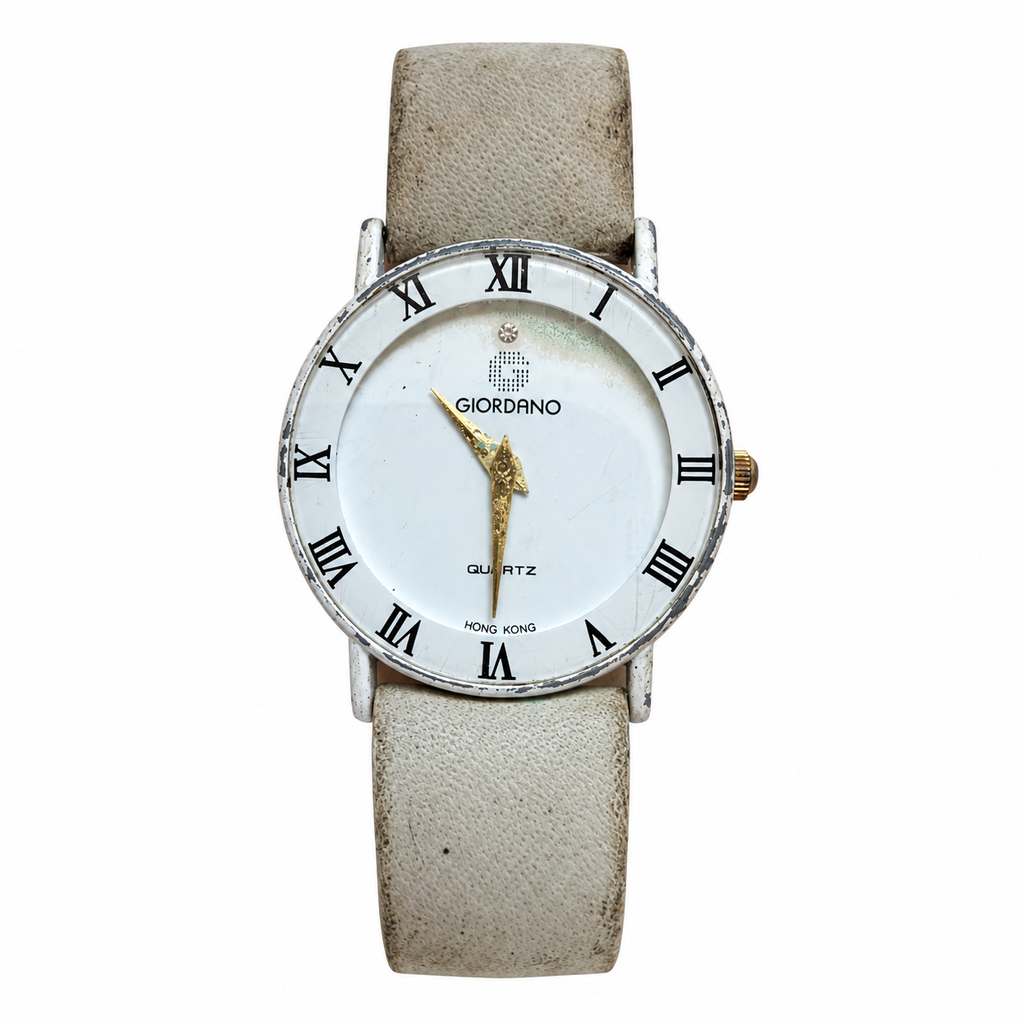 Vintage Giordano Roman Numeral Quartz Watch - Requires a Battery