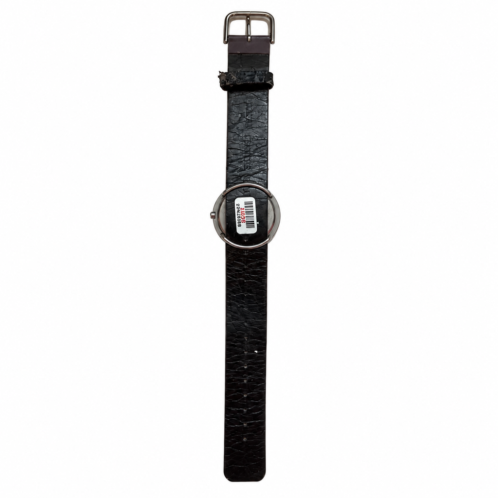 Vintage-Style Purple Stone-Dial Quartz Watch - Requires a Battery