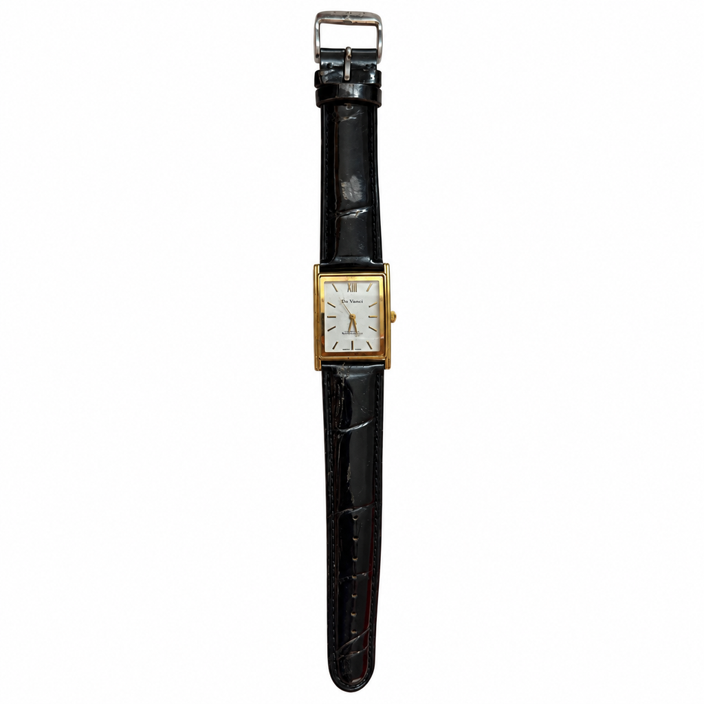 Vintage Da Vanci Rectangular Water-Resistant Quartz Watch - Requires a Battery