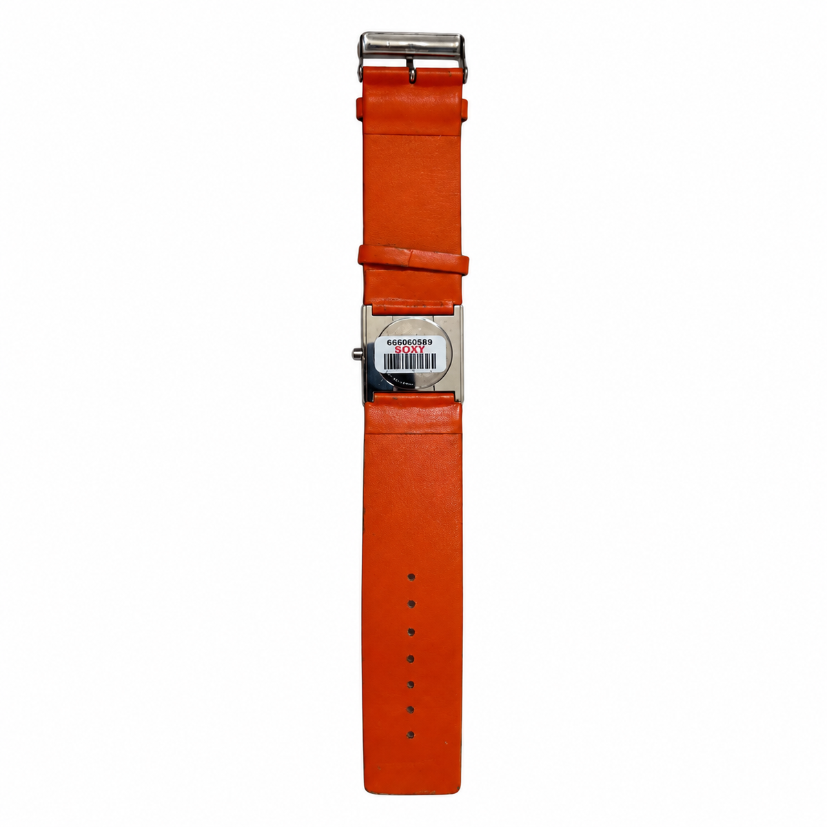 Vintage-Style Pink Dial Square Quartz Watch - Requires a Battery