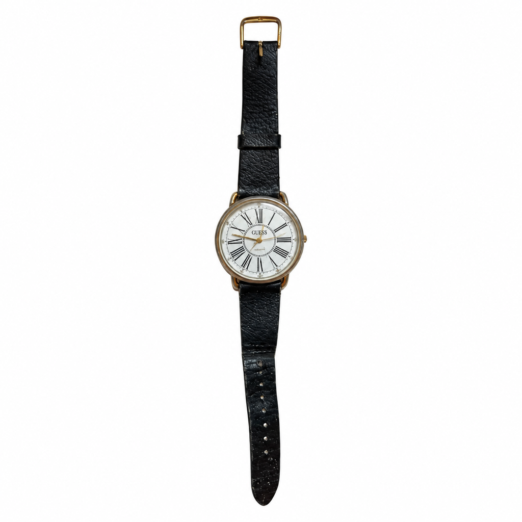 Vintage Guess Oversized Roman Numeral Quartz Watch - Requires a Battery