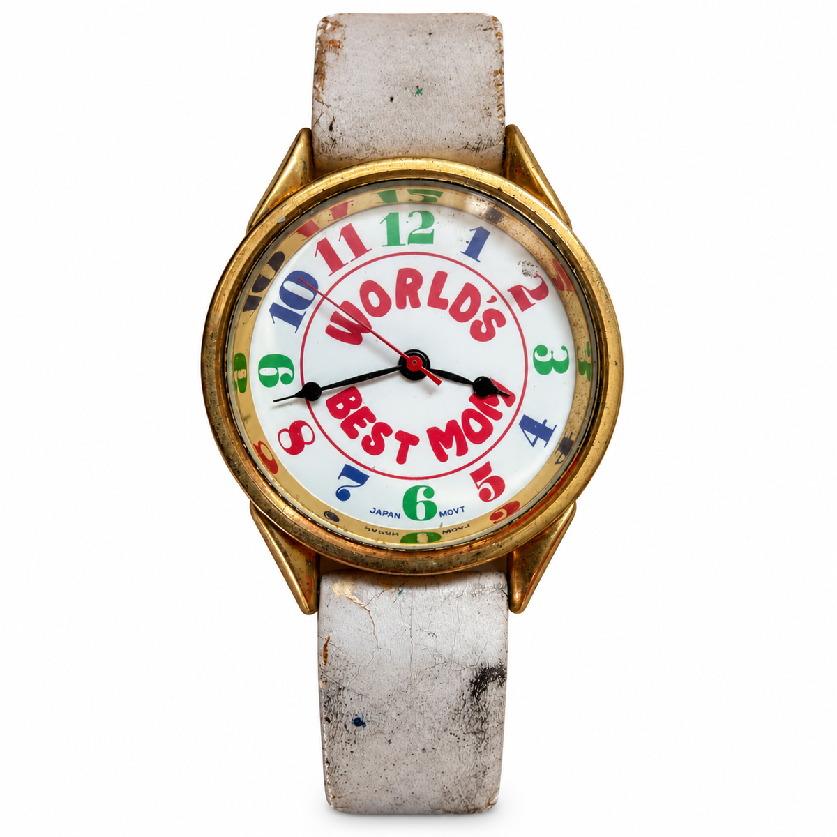 Vintage World's Best Mom Multicolor Quartz Watch - Requires a Battery