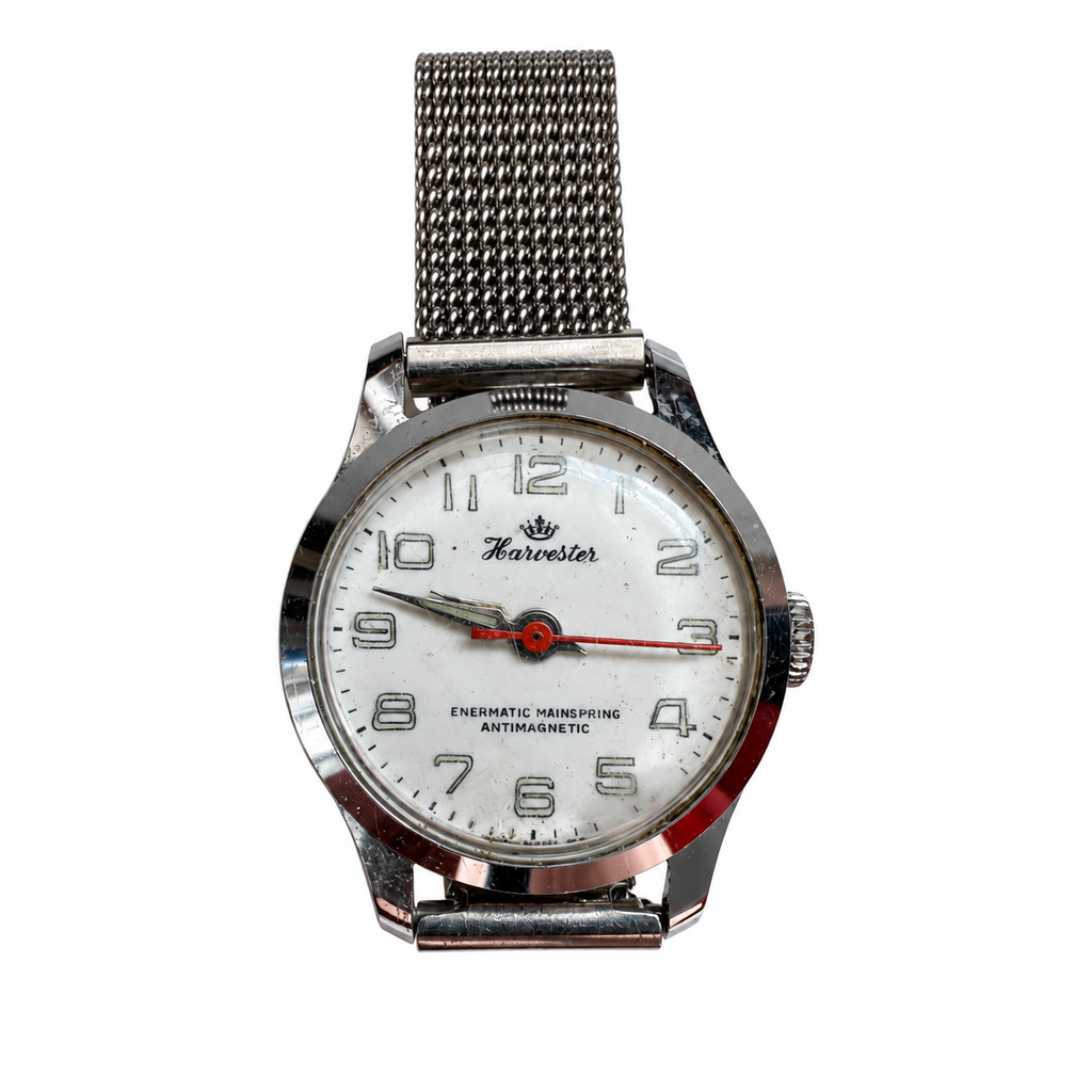 Vintage Harvester Enermatic Mainspring Mechanical Watch - Requires Winding