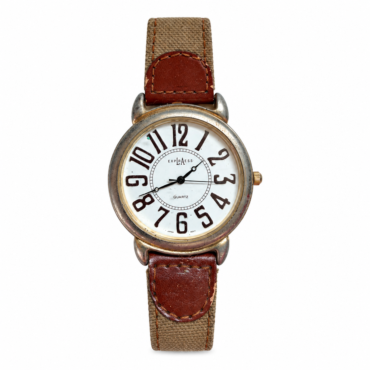 Vintage Express L.A. Oversized Numeral Quartz Watch - Requires a Battery