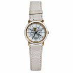 Vintage Geneva World Map Dial Quartz Watch - Requires a Battery