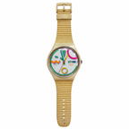 Vintage Swatch Swiss Geometric Date Quartz Watch - Requires a Battery