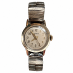 Vintage Timex White Dial Mechanical Watch - Requires Winding