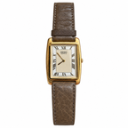 Vintage Seiko Roman Numeral Tank Quartz Watch - Requires a Battery