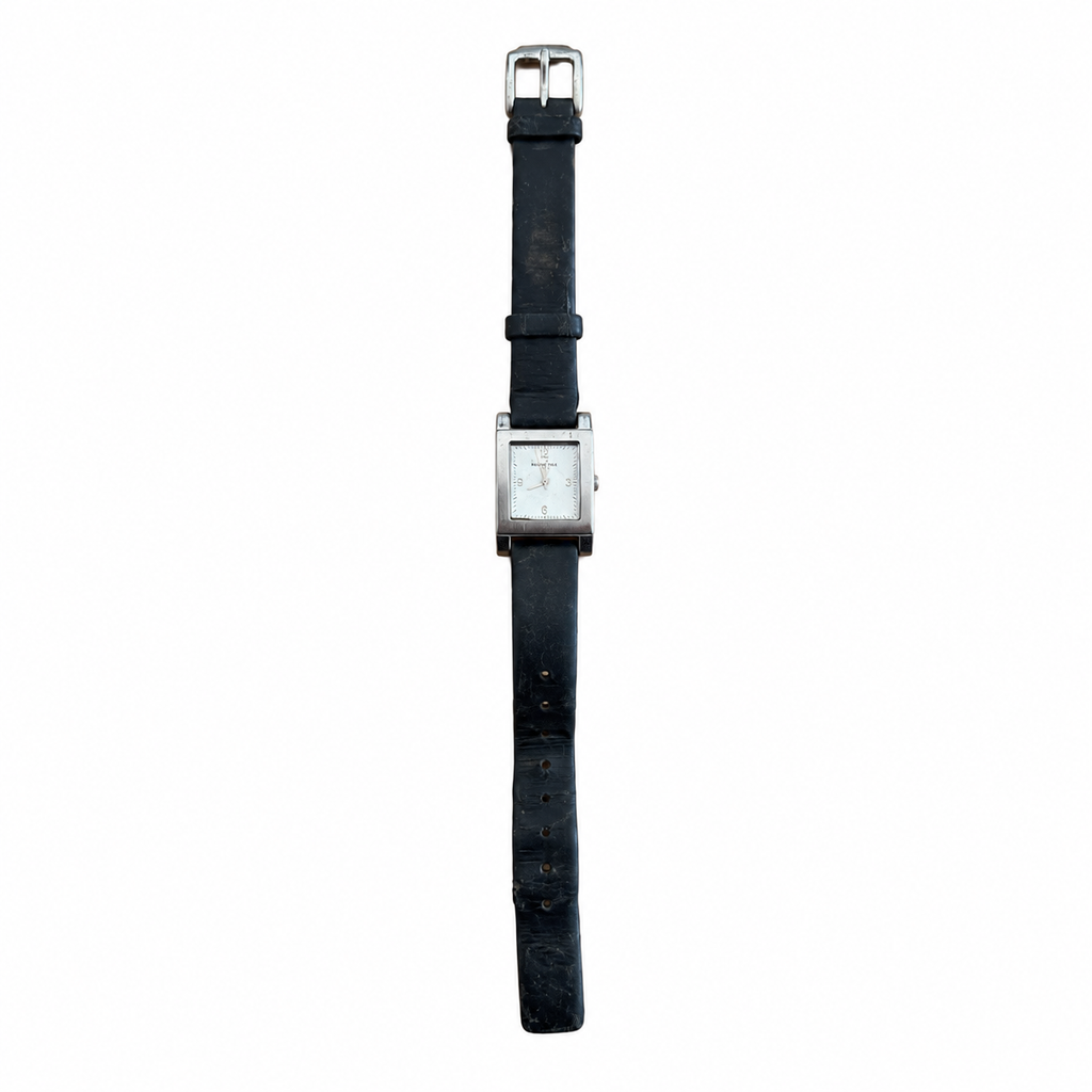 KENNETH Cole Vintage Rectangular Quartz Dress Watch - White - Battery Required