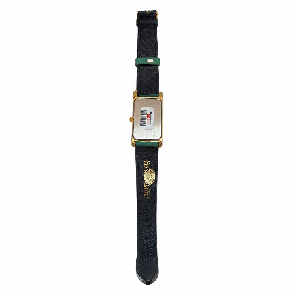 Vintage Le Baron Geometric Green Quartz Watch - Requires a Battery