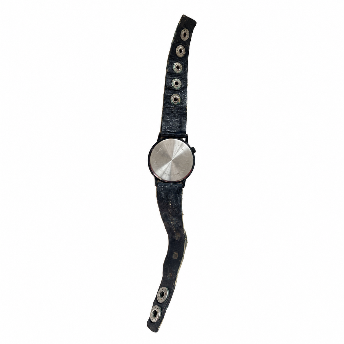 Vintage-Style Paisley Dial Cuff Quartz Watch - Requires a Battery
