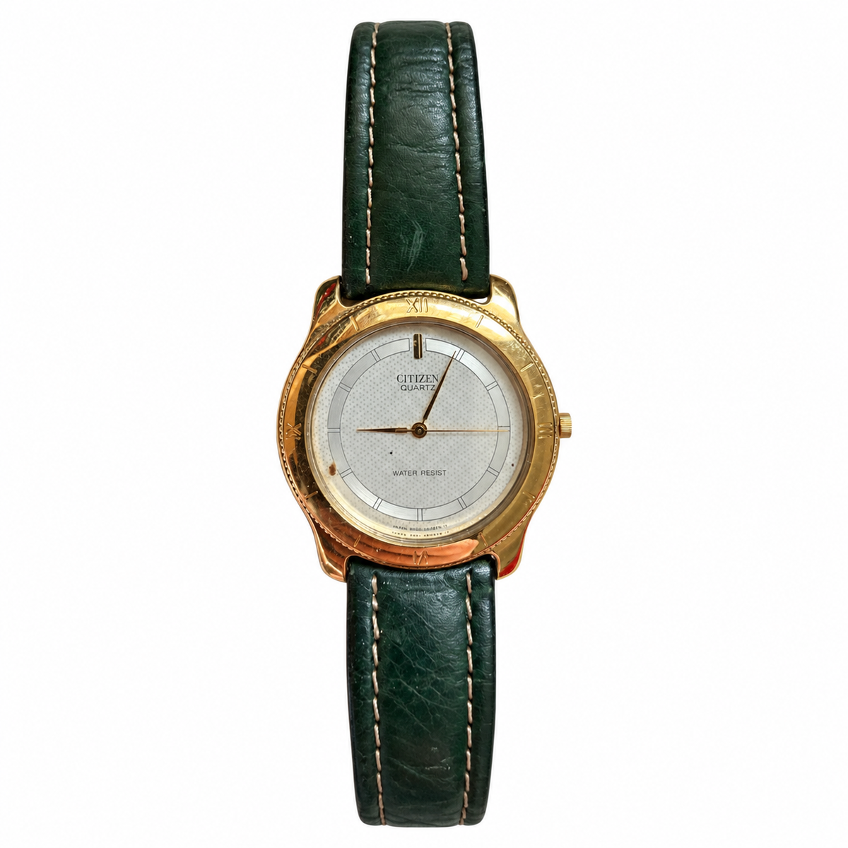 Vintage Citizen Roman Bezel Quartz Dress Watch - Requires a Battery