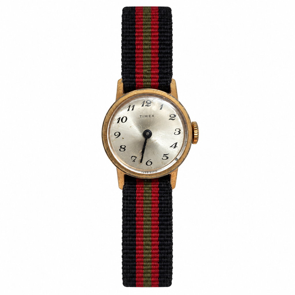 Vintage Timex Gold-Tone Mechanical Watch - Requires Winding