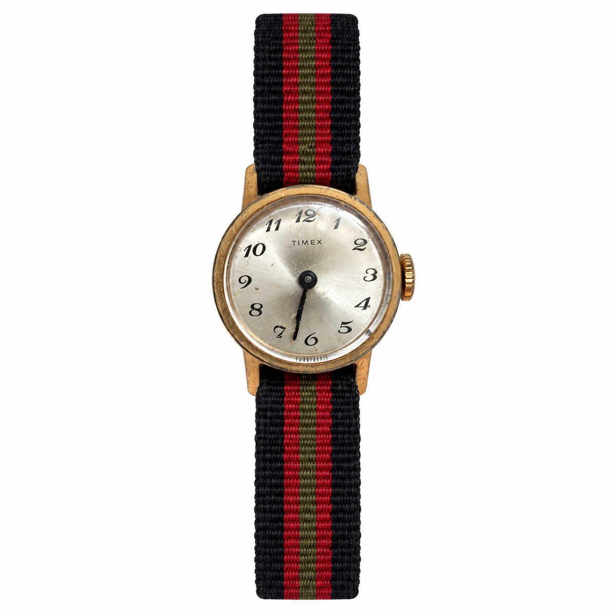 Vintage Timex Gold-Tone Mechanical Watch - Requires Winding