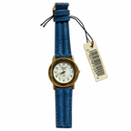 Vintage Edward Lynn Blue Strap Quartz Watch - Requires a Battery