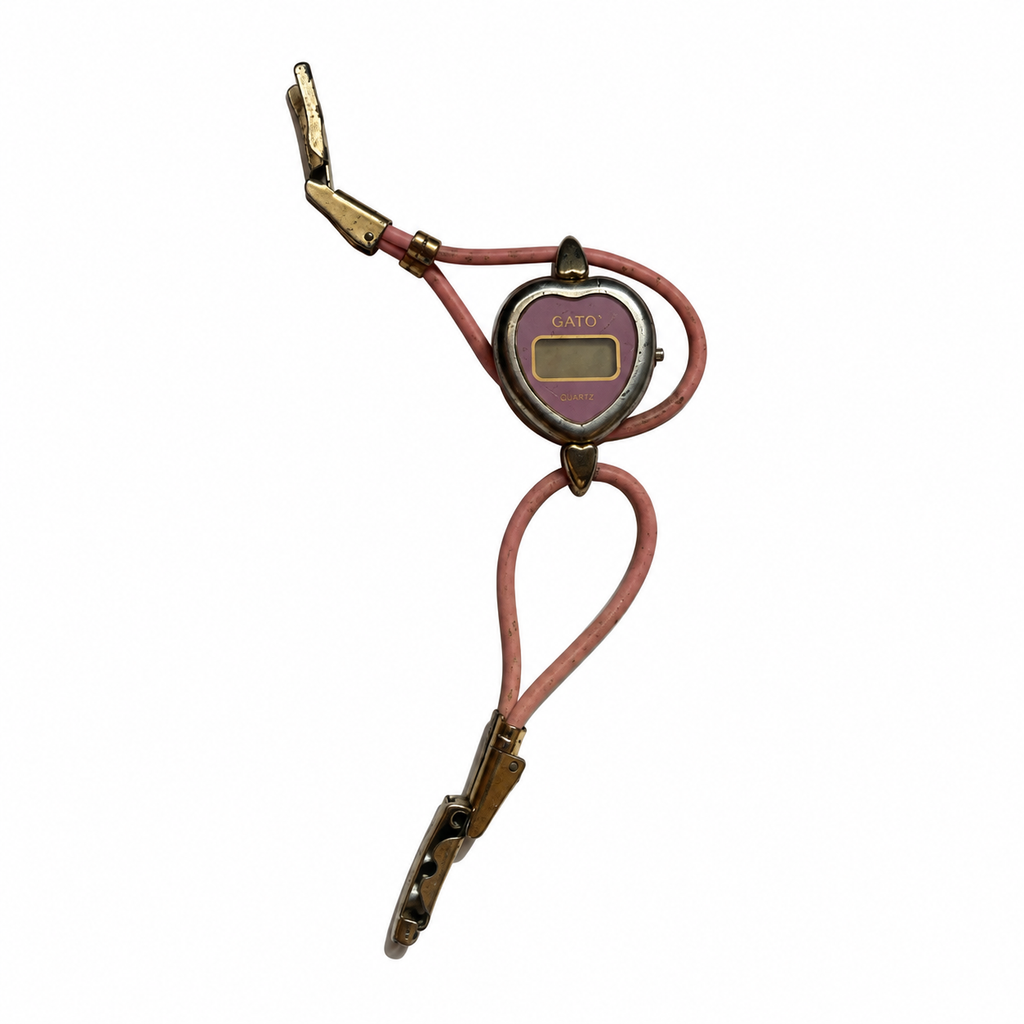 Vintage Sato Heart Digital Quartz Watch - Requires a Battery
