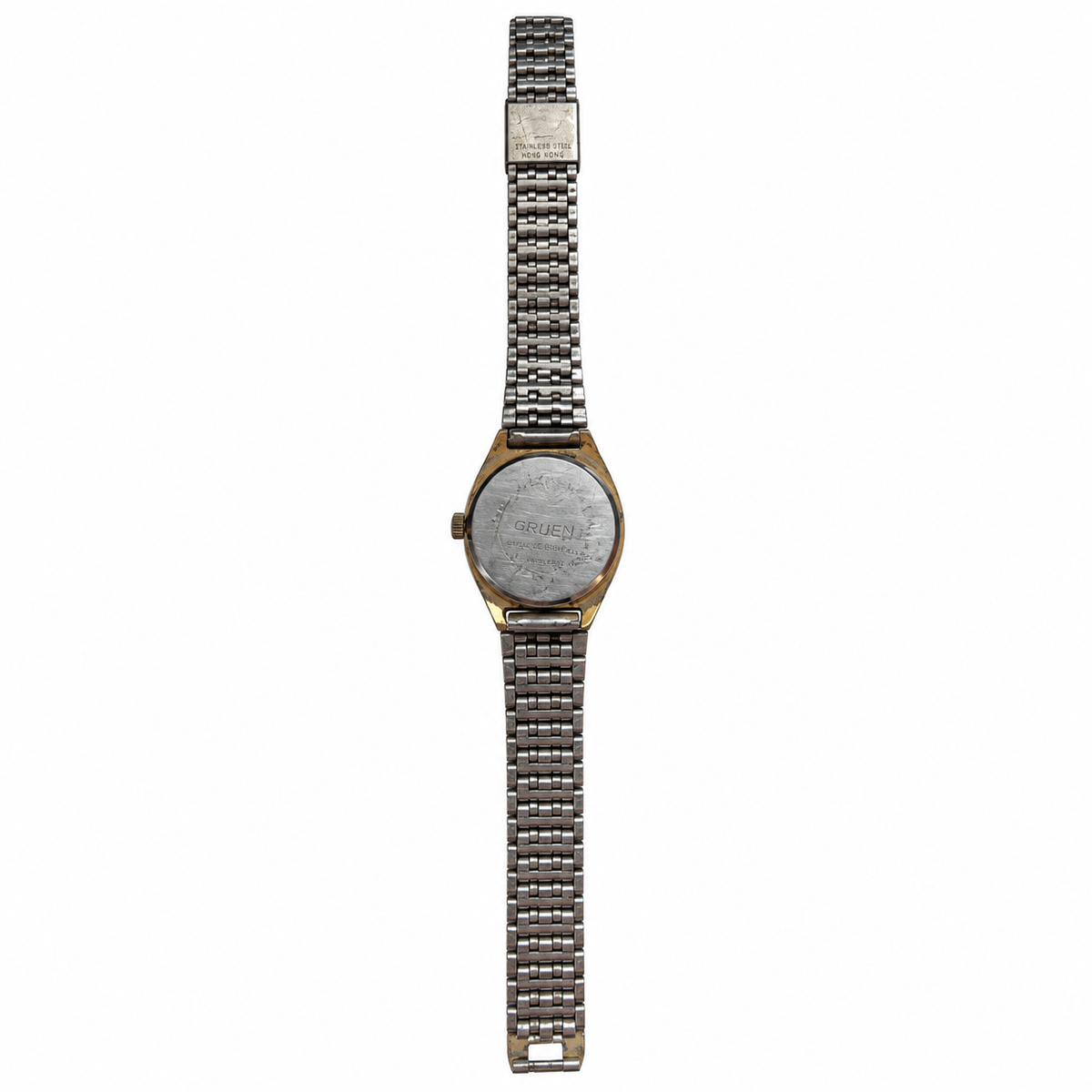 Vintage Gruen Day-Date Quartz Bracelet Watch - Requires a Battery