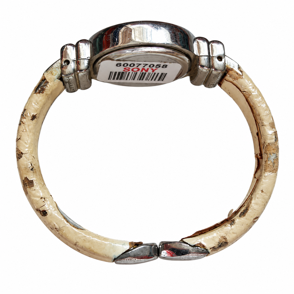 Vintage Osirock Oval Quartz Cuff Watch - Requires a Battery