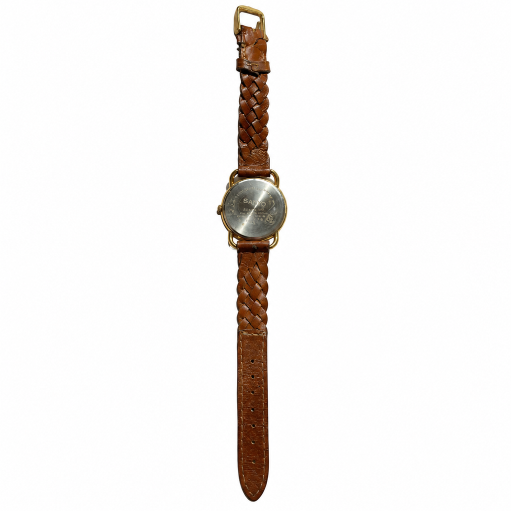 Vintage Sanyo Two-Tone Dial Quartz Watch - Requires a Battery