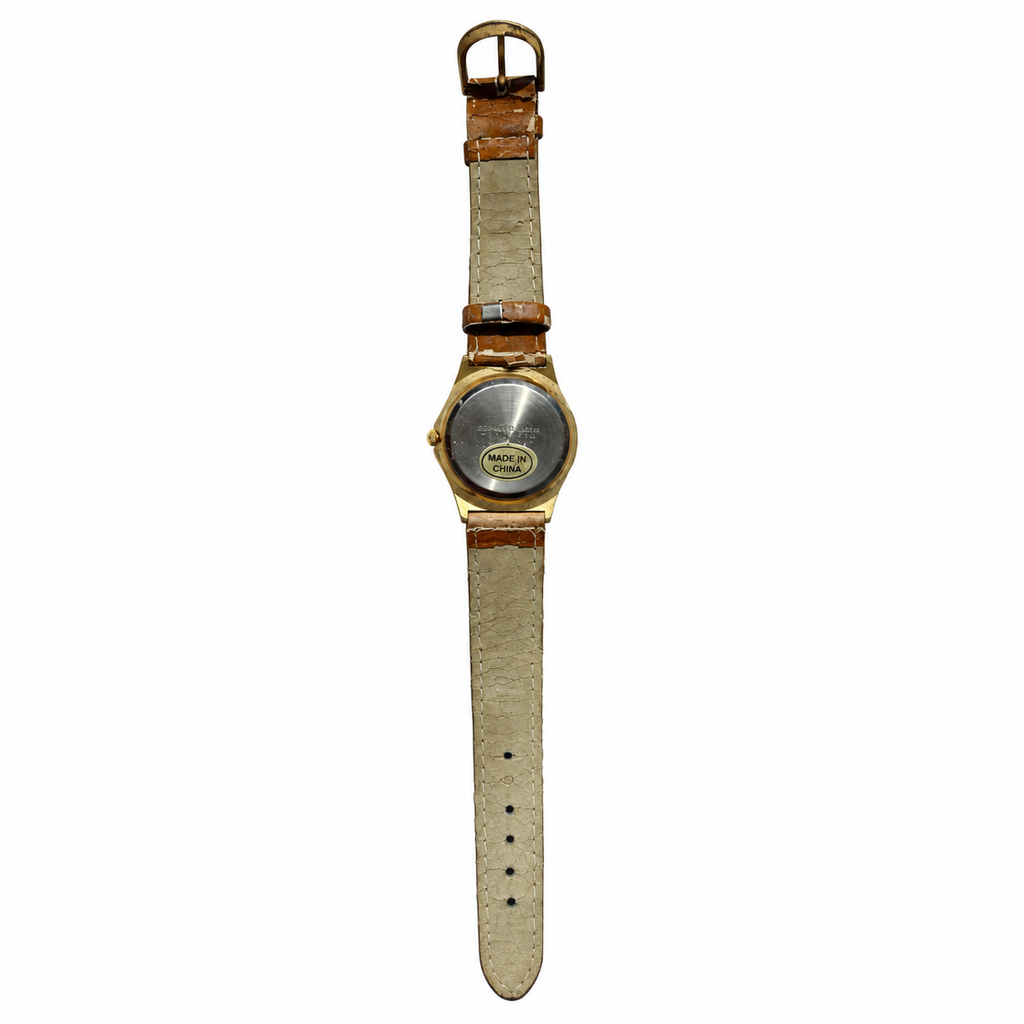 Vintage Edward Lynn Butterfly Crystal Accent Quartz Watch - Requires a Battery