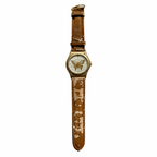 Vintage Edward Lynn Butterfly Crystal Accent Quartz Watch - Requires a Battery