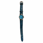 Vintage Edward Lynn Blue Oval Dial Quartz Watch - Requires a Battery