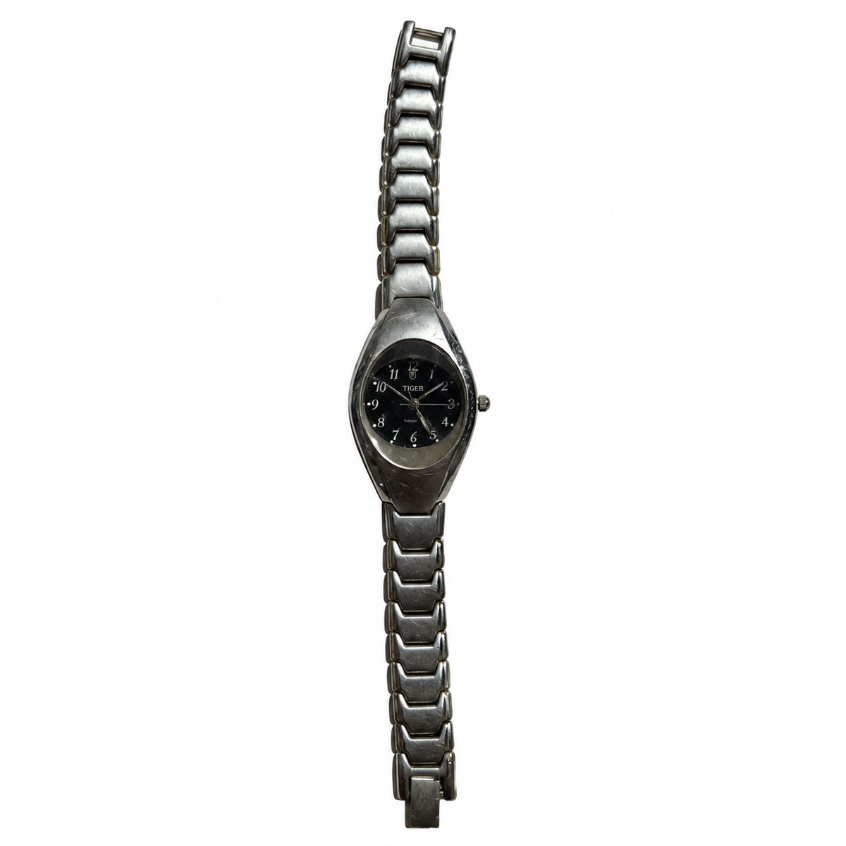 Vintage Tiger Black Dial Quartz Bracelet Watch - Requires a Battery
