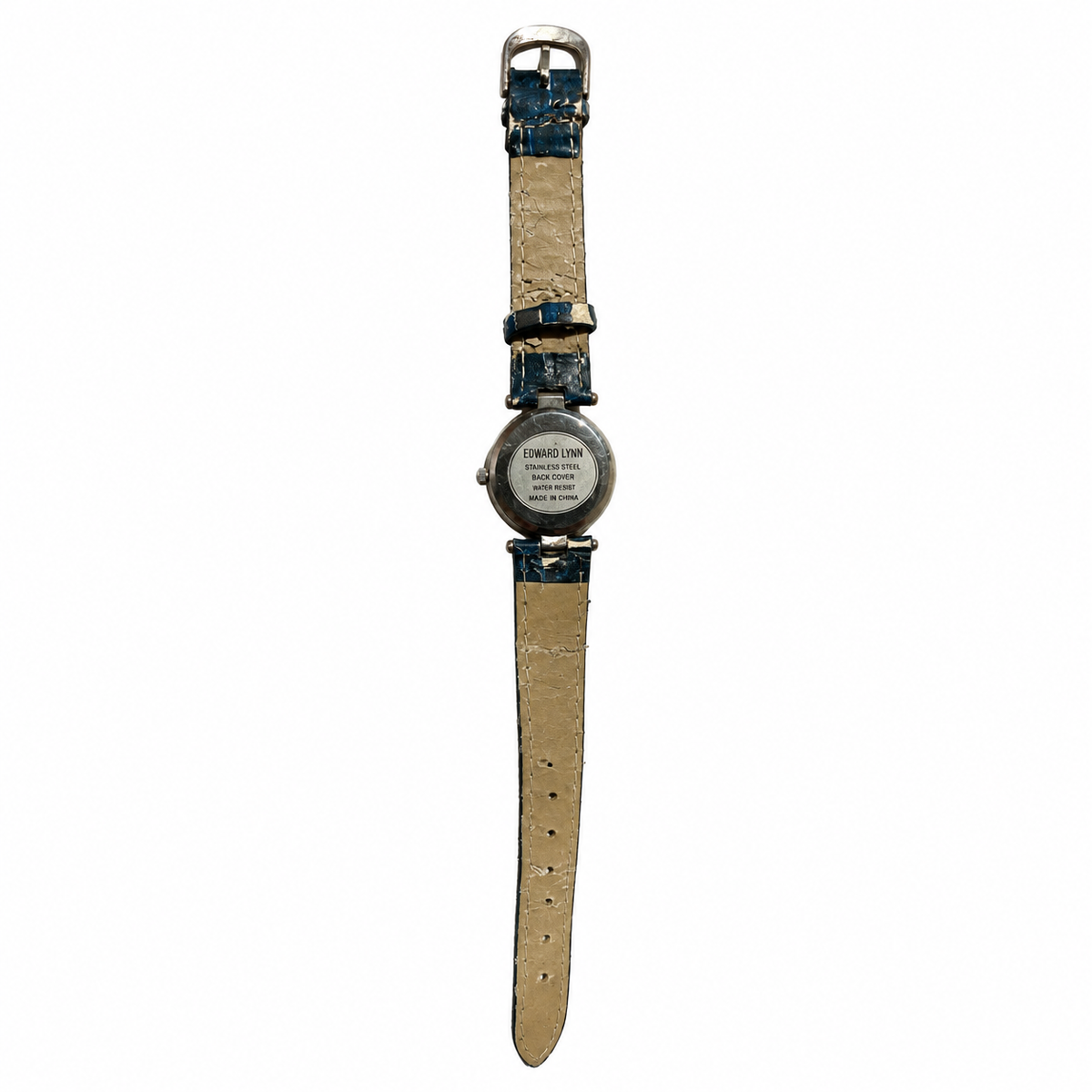 Vintage Edward Lynn Blue Oval Dial Quartz Watch - Requires a Battery
