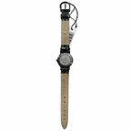 Vintage Edward Lynn Black Concentric Dial Quartz Watch - Requires a Battery