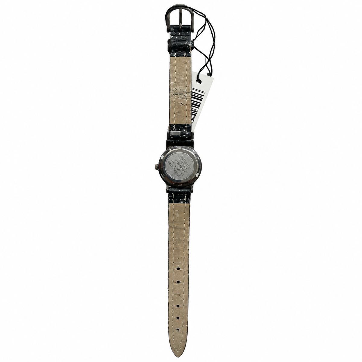 Vintage Edward Lynn Black Concentric Dial Quartz Watch - Requires a Battery