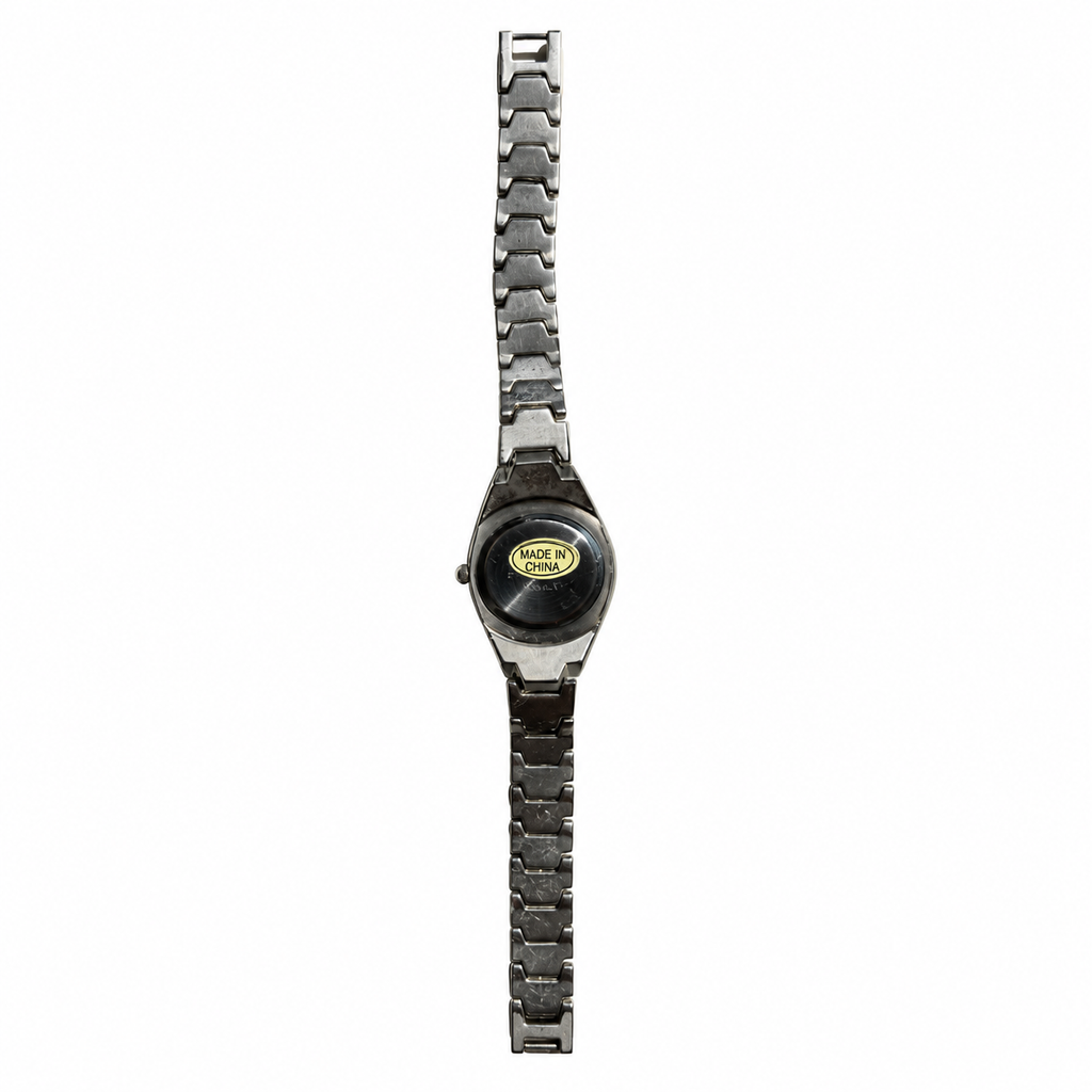 Vintage Tiger Black Dial Quartz Bracelet Watch - Requires a Battery