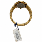 Vintage Pulsar Gold-Tone Date Quartz Bracelet Watch - Requires a Battery