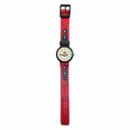 Vintage 1992 Disney Goofy Toy Soldier Christmas Watch - Red - Battery Required
