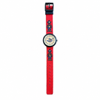 Vintage Disney Goofy Cowboy Time Teacher Watch - Red Fabric - Battery Required