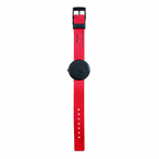 Vintage Disney Goofy Cowboy Time Teacher Watch - Red Fabric - Battery Required