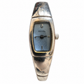Vintage Bulova 96L90 Blue Dial Quartz Bangle Watch - Requires a Battery