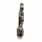 Vintage Citizen Rectangular Crystal-Accent Two-Tone Quartz Watch - Requires a Battery