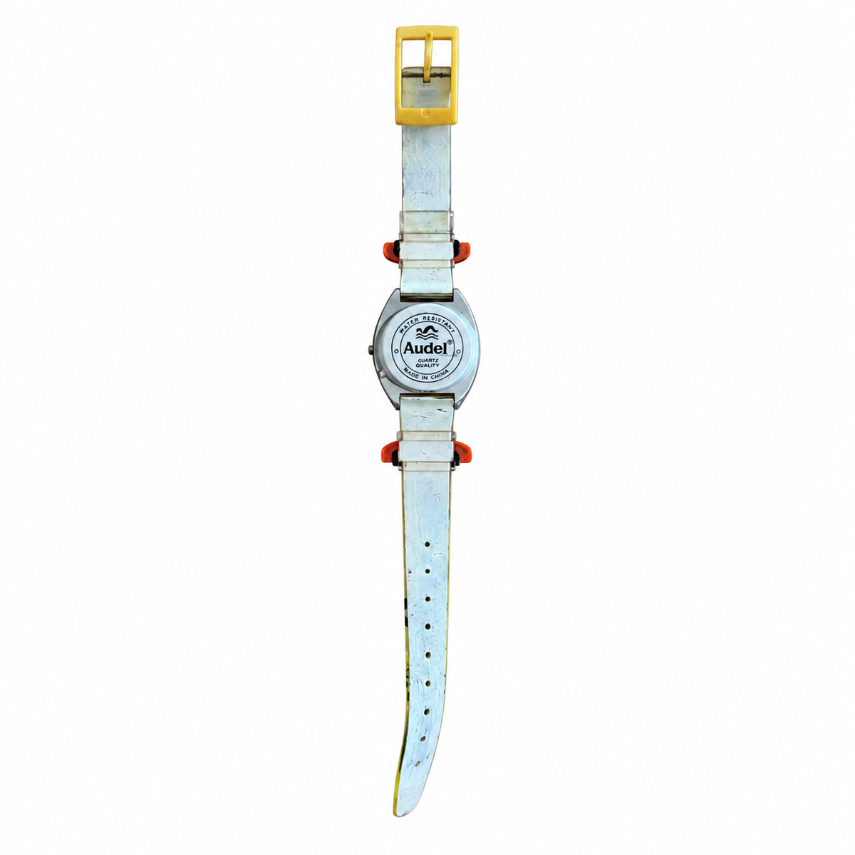 Vintage Audel Skateboard Digital Kids Watch - Yellow/Green - Battery Required